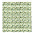 thumbnail image 2 of Ambesonne Woodland Shower Curtain, Botanical Nature Leaves, 69"Wx75"L, Green Fawn and Marigold, 2 of 4