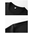 thumbnail image 7 of LPZOOGU Men's Striped T-Shirt Short Sleeve Crew Neck Casual Summer Tee Diagonal Color Block Print Athletic Sport Shirt, 7 of 7