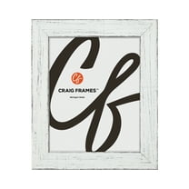 30x33 Rustic Country White Picture Frame Solid Wood
