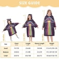 thumbnail image 4 of FORMRS Wearable Blanket Hoodie with Sleeves for Kids Cozy Flannel Sweatshirt, Colorful UFO, 4 of 7