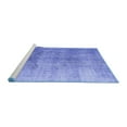 thumbnail image 2 of Ahgly Company Machine Washable Indoor Square Persian Blue Traditional Area Rugs, 5' Square, 2 of 4