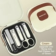 thumbnail image 2 of Nail Clippers Set 7 Pieces Stainless Steel Professional Grooming Kits, Fingernail and Toenail Clipper Cutters with Luxurious Travel Case Nail Care Tools Manicure Pedicure Kit, 2 of 5