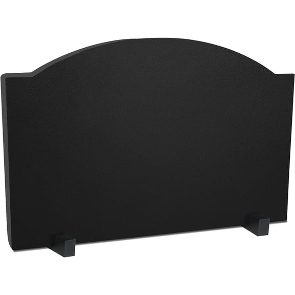 Fire Back 26''- Firebacks for Fireplace with Feet - Cast Iron Fireplace Reflector Plate for Heat Reflection and Wall Protection
