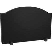 Fire Back 26''- Firebacks for Fireplace with Feet - Cast Iron Fireplace Reflector Plate for Heat Reflection and Wall Protection