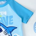 thumbnail image 5 of Stitch Bathing Suit Kids Baby Boys Rashguard and Swim T𝗿unk Set 2-Piece Swimsuit Toddler Surfing Swimwear U𝗣F 50+ Qui𝐜k Dry Swimsuit, 5 of 7