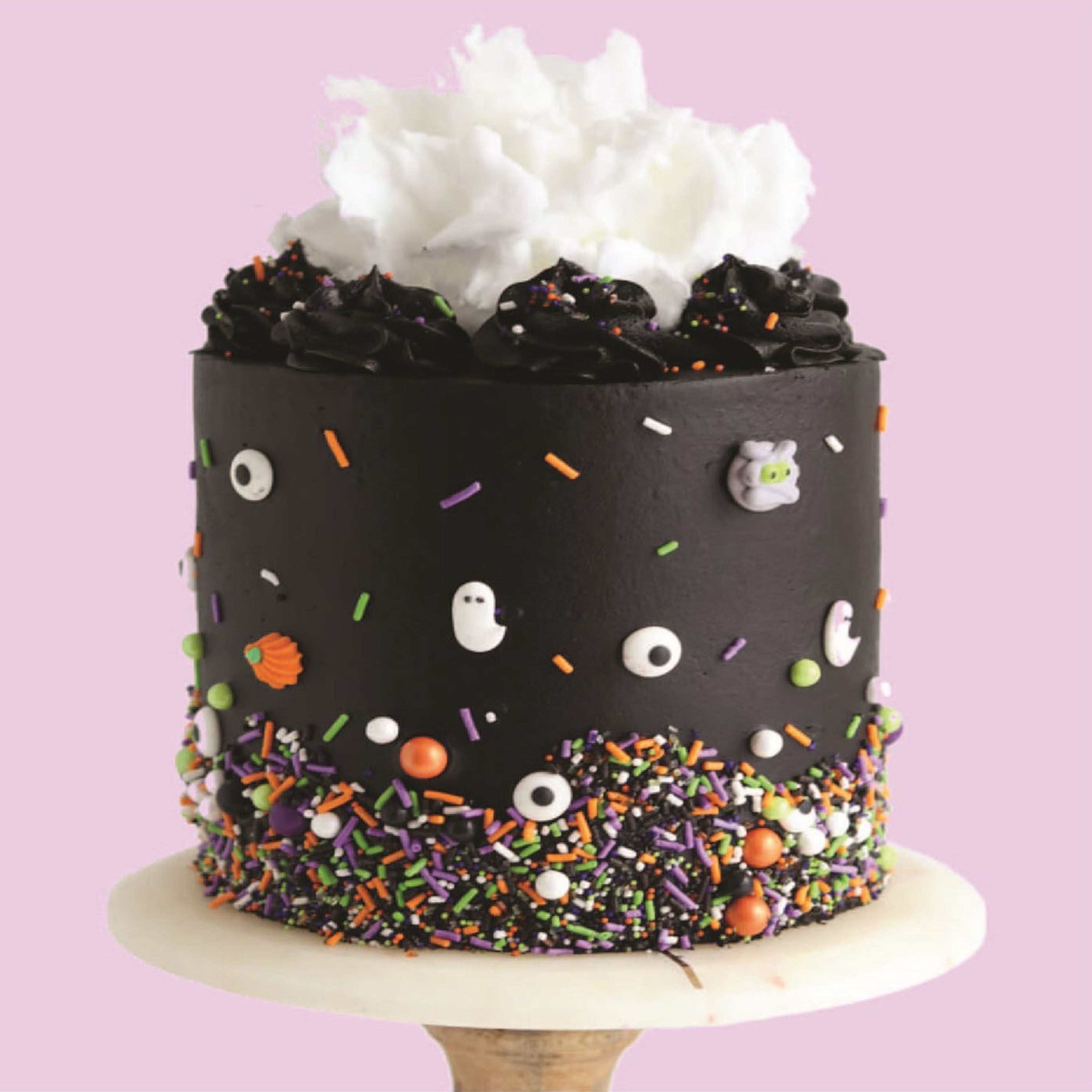 Cake Craft Black Fondant – 8.8oz (250g), Ready-to-Use Fondant for Cakes, Cupcakes & Cookies, Rich Color, Smooth Texture, Easy to Roll & Shape