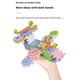 thumbnail image 5 of 180pc DIY Building Block Wheel Rotating Building Block Track Car Children Puzzle Early Assembly Of Large Toys, 5 of 7