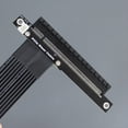 thumbnail image 4 of PCI-E 4.0 X4 to X16 Extension Cable Riser Cable PCIe X4 64G/ Adapter Cable for RTX3090 RX6800xt Graphics 20CM, 4 of 6