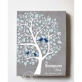 thumbnail image 3 of MuralMax Couples Personalized Tree Canvas Wall Art - Gifts For Parents, Grandparents, Friends - Milestone Occasions, Bridal Showers, Wedding Anniversary, Housewarming - Color - Gray - Size 8 x 10, 3 of 6