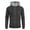 Gray, variant on BXINGOHAI Mens Thin Fleece Hoodies Sweatshirt Full Zip Up Hooded Pullover Tops Drawstring Long Sleeve Sweatshirts Outdoor Running Shirts With Pocket Today Sales Black,XXL