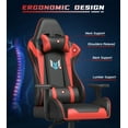 Bigzzia Gaming Chair High Back Racing Office Computer Chair Ergonomic