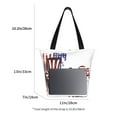 thumbnail image 3 of Disketp Patriotic Skull Art for Women’s Casual Shoulder Tote Bag Cross-body Handbags for Shopping, Travel and Daily Use, 3 of 6