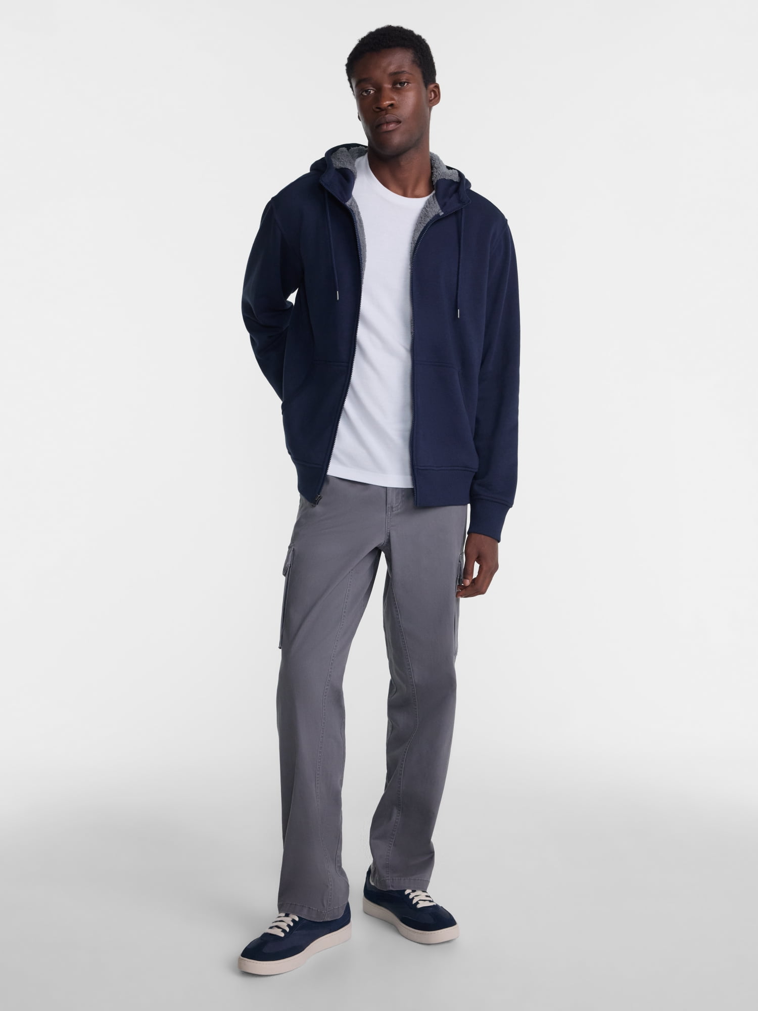 George Men's and Big Men's High Pile Fleece Hoodie, Sizes S-4XLT