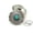 Silver, variant on 2pcs 1/2 Inch Flower Conchos Faux Turquoise Round Shape Silver Plated Metal Castings Screw Back Button CHS02 (Silver)