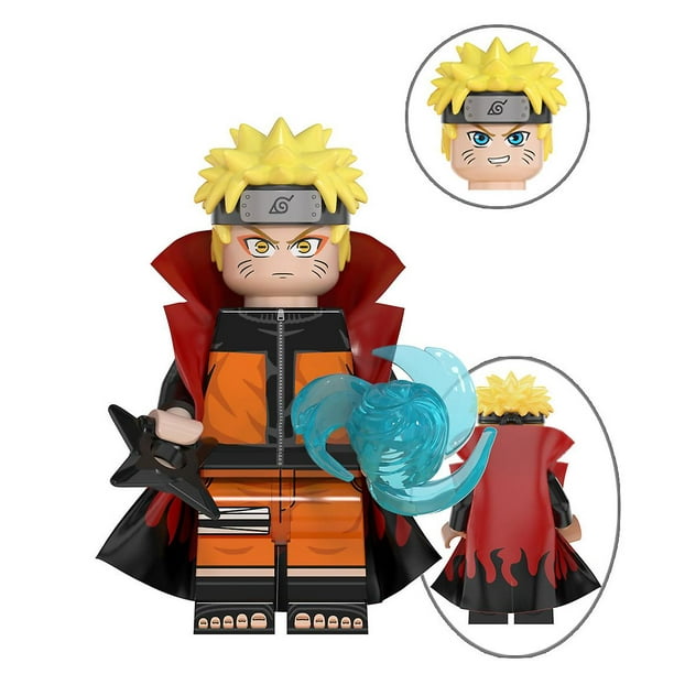 8pcs Anime Naruto Série Assemblé Construire des Jouets de Blocs pour les  Enfants Cadeau de Noël Adulte 