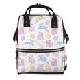 thumbnail image 1 of Easygdp Easter Colorful Rabbit para Bolsa de Bebé de Gran Capacidad con Múltiples Bolsillos, Bolsa de Pañales para Padres, Bolsa de Viaje Organizada y Elegante, 1 of 6