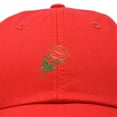 thumbnail image 6 of DALIX Red Rose Hat Premium Embroidered Baseball Cap Mens Womens in Red, 6 of 6