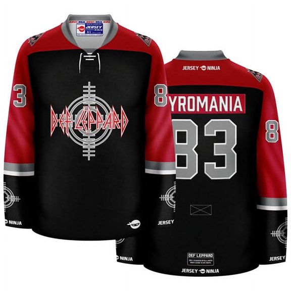 Def Leppard Crosshair Logo Hockey Jersey