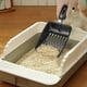 thumbnail image 5 of Cat litter scoop, shovel, rubber grip, metal scoop, hollow, poop sieve, ergonomic metal silver, 5 of 5
