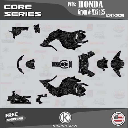 Kalair GFX Graphics Kit for Honda Grom MSX125 (2017-2020) Core Series