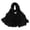 Black, variant on Women's Chiffon Hijab Scarf with Metal Chain Trim - Lightweight Flowy Headwrap for Muslim Women, Modest Fashion Shawl for Daily & Formal Wear - Pink
