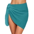 thumbnail image 2 of Conairie Womens Swimsuit Cover Up Skirt Loose Mesh Sheer Beach Wraps Summer Beach Swimwear Vacation Outfits Sky Blue S, 2 of 3