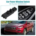 thumbnail image 2 of Interruptor de ventana eléctrica del lado del conductor delantero izquierdo único para Jeep Cherokee 1999-2001 No.56009450AC, 2 of 7