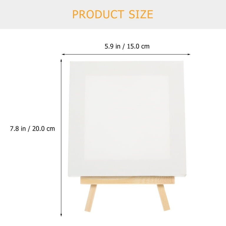 5 Sets DIY Mini Easel Small Picture Stand Wooden Beginner Painting Tools  Child Canvas Stretcher Frames Pictures