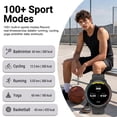 thumbnail image 5 of Smart Watch for Men Women, 1.32'' AMOLED Screen Activity Tracker with Answer/ Calls, JL7074 chip, 100+ Sports, Steps/Calorie, 2.5D UI, IP68 Waterproof, lightweight, Smartwatch for Android iOS, Gift, 5 of 9