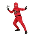 thumbnail image 3 of Kid's Red Ninja Master Costume, 3 of 4