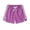 Purple, variant on XMMSWDLA Toddler Girl Clothes Summer Children's Casual Sports Shorts Solid Color Pants Big Children's Rubber Waist Beach Pants
