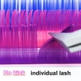 thumbnail image 4 of Colored Eyelash Extensions 8 Colors Rainbow 0.12mm C curl 11mm Individual Lashes Purple Blue Pink Brown Classic Professional Salon Supplies, 4 of 6