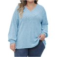 thumbnail image 1 of RXIRUCGD Chandail Décontracté Mode pour Femmes Col Rond à Manches Longues, Bleu, Taille : TG, 1 of 3