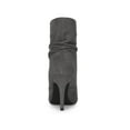 thumbnail image 2 of BLISSFUL STEP Bottines à Talons Aiguilles Pointus pour Femmes Gris 9, 2 of 7