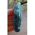 thumbnail image 2 of Certified Icy Green Burma Natural A Jade jadeite Pendant Guanyin Kwan Yin Lotus Flower Necklace 650474 TN, 2 of 10