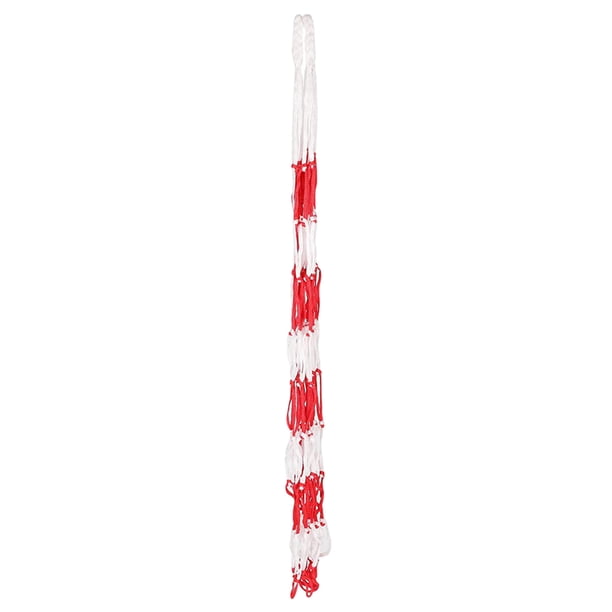 Yuarrent Bolsa de transporte de fútbol artesanal exquisita, costura fina para bolsa de pelota de larga duración, bolsa de fútbol de red Deportes y aire libre Blanco+Rojo
