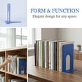 thumbnail image 5 of Unique Bargains Expandable Iron Bookends with Compartments Blue 5.2"L x 6.5"W x 8.5"H, 5 of 5