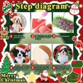 thumbnail image 4 of Set de posavasos con forma de diamante navideño de Leatrice, 10 cm, 4 of 7
