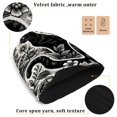 thumbnail image 5 of joogoo Cats on Flowers Beanie Hats Men Women Cuffed Skull Cap Winter Warm Knit Thick Beanies, 5 of 7