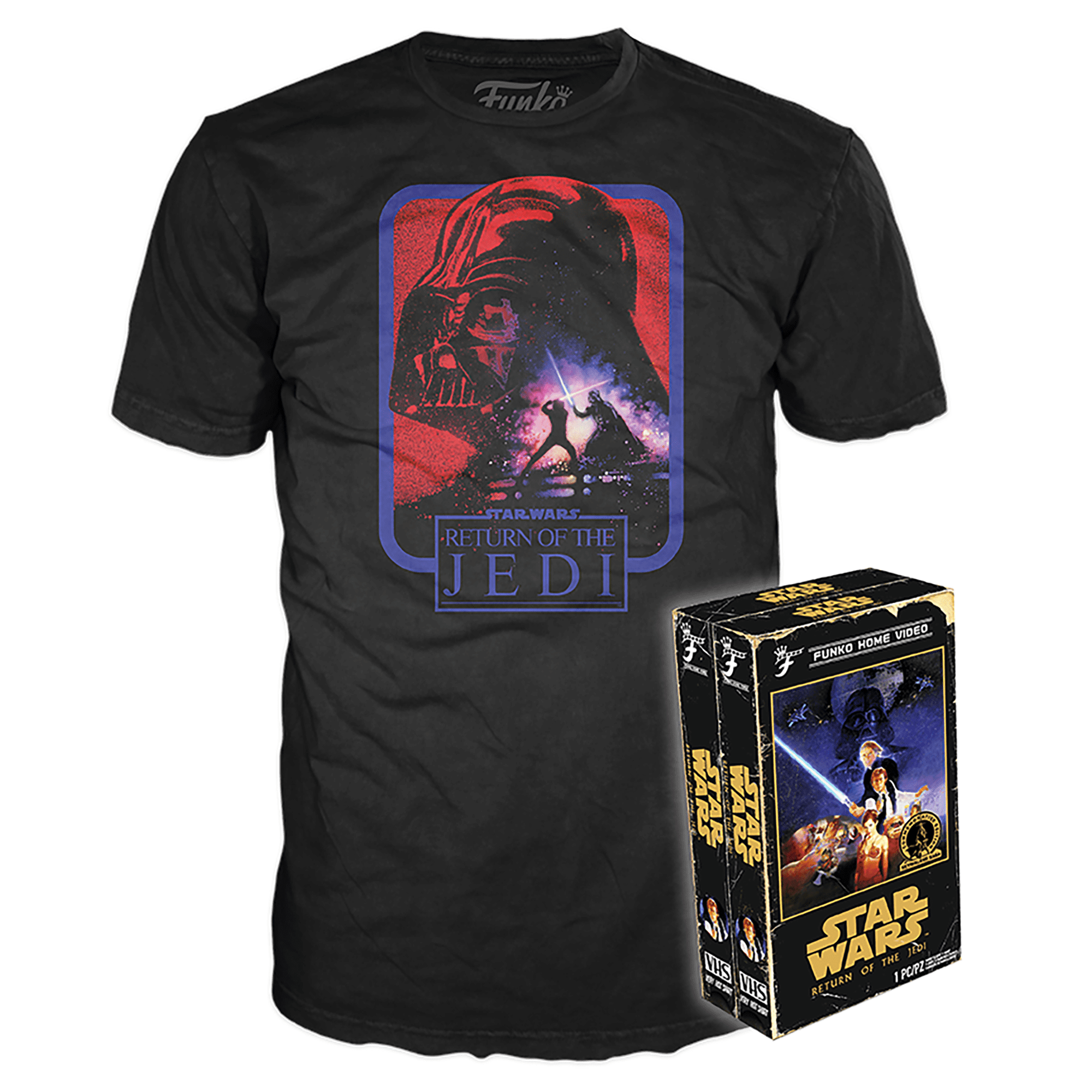 Funko Star Wars Luke Skywalker Exclusive T-Shirt X-Large, Jedi Box 