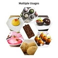 thumbnail image 6 of Candy and Chocolate Silicone Molds Set Non-stick Including Heart, Round, Square Baking Mold for Hard Candy, Gummy, Hot Caramel, Ice, Cake, 6 of 9