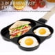 thumbnail image 1 of Sartén para Huevos 3 en 1 Sartén para Huevos Sartén Antiadherente para Tortillas con de Madera Sartén para Cocinar Huevos para el Desayuno en la Cocina B, 1 of 4