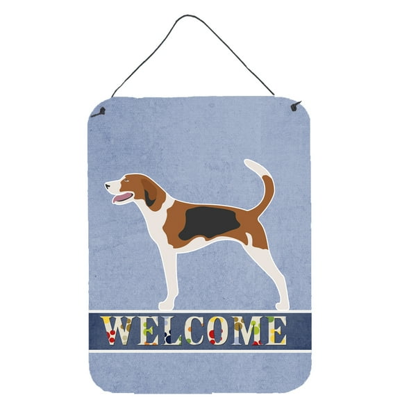 American Foxhound Welcome Wall or Door Hanging Prints