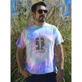 thumbnail image 2 of Outline Zodiac Sign Libra Tie Dye Spiral Men -Image by Shutterstock, Male Large, 2 of 4