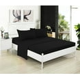 thumbnail image 5 of Crescent Bedding Hospital Twin Extra Long 100% Cotton Jersey Black Sheet Set - Soft and Comfy Twin XL, 5 of 6
