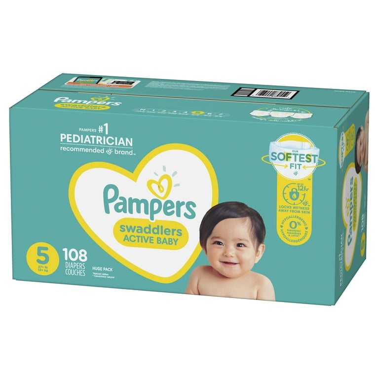 56 Couches Ultra Absorbantes Mainline Pampers Taille 5 (11-25kg) junio