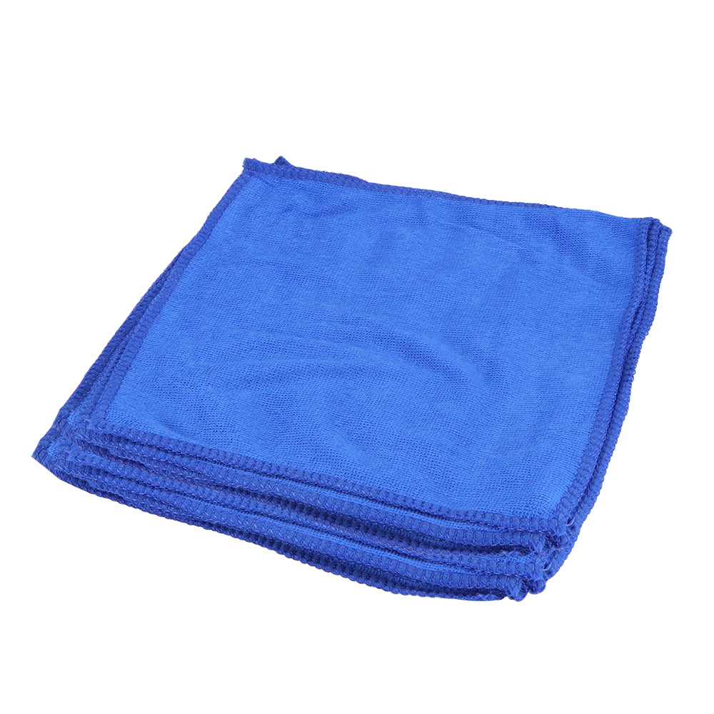 Details about   10pcs BLUE Microfibre Cleaning Auto Car Detailing Soft Cloths Wash Towel Duster 