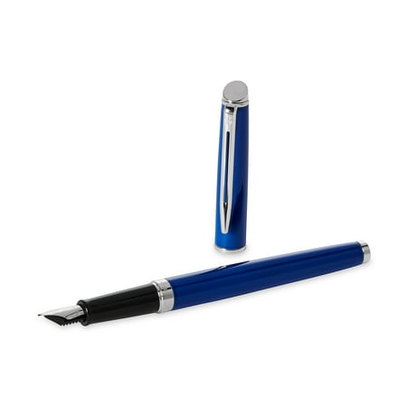 Waterman Hémisphère Fountain Pen, Blue Obsession Collection, Blue Ink, Medium