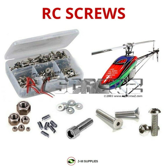 RCScrewZ Stainless Steel Screw Kit alg034 for Align 700N DFC Helicopter RC | SET