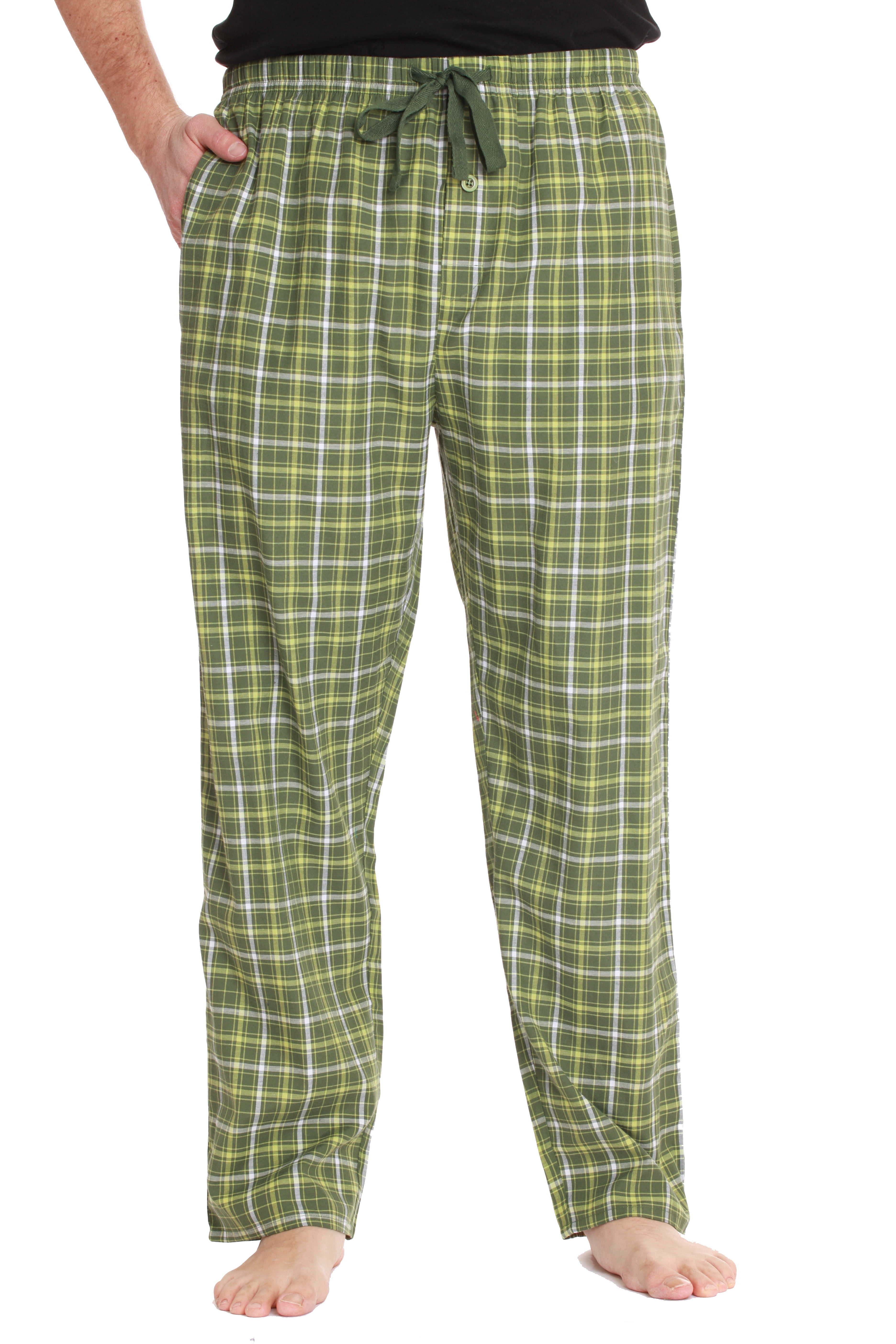 #followme Mens Pajama Pants Pajamas for Men (Olive, Medium) - Walmart.com
